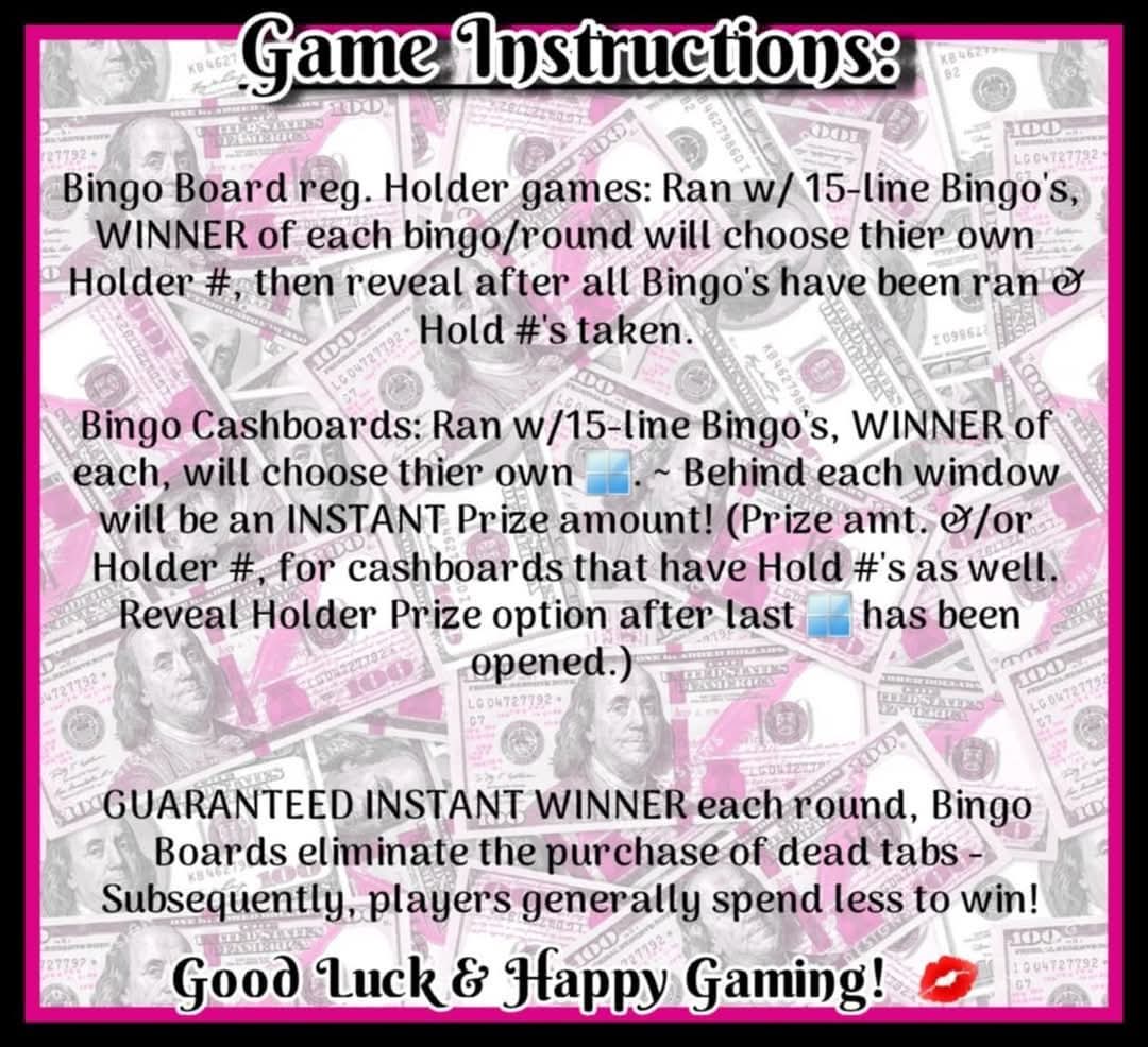 Miss Betty! Bingo Cashboard, $6/Line - $800 Prof