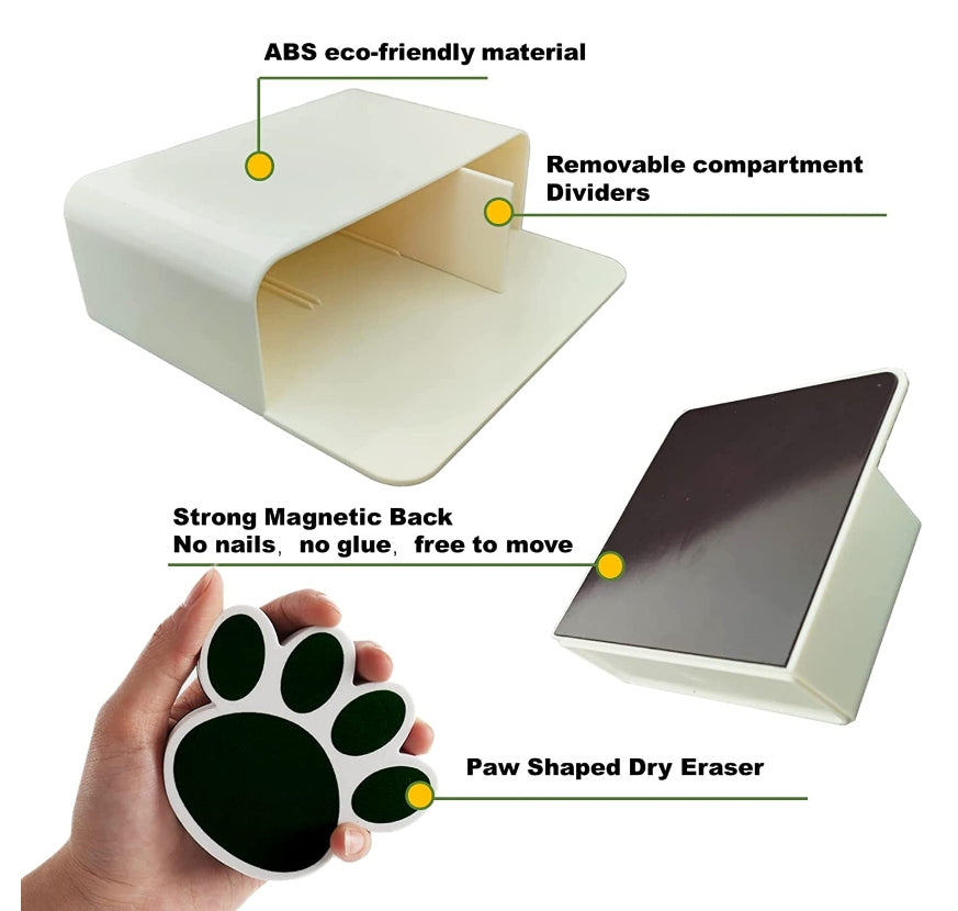 Magnetic Organizer w/ Eraser (Lrg/1pc)