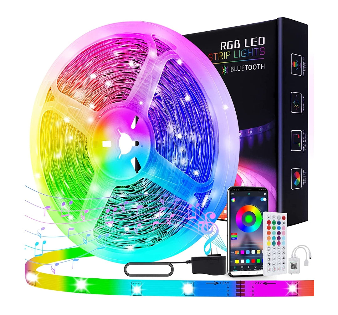 Led Strip Lights w/ App & Remote (50ft)