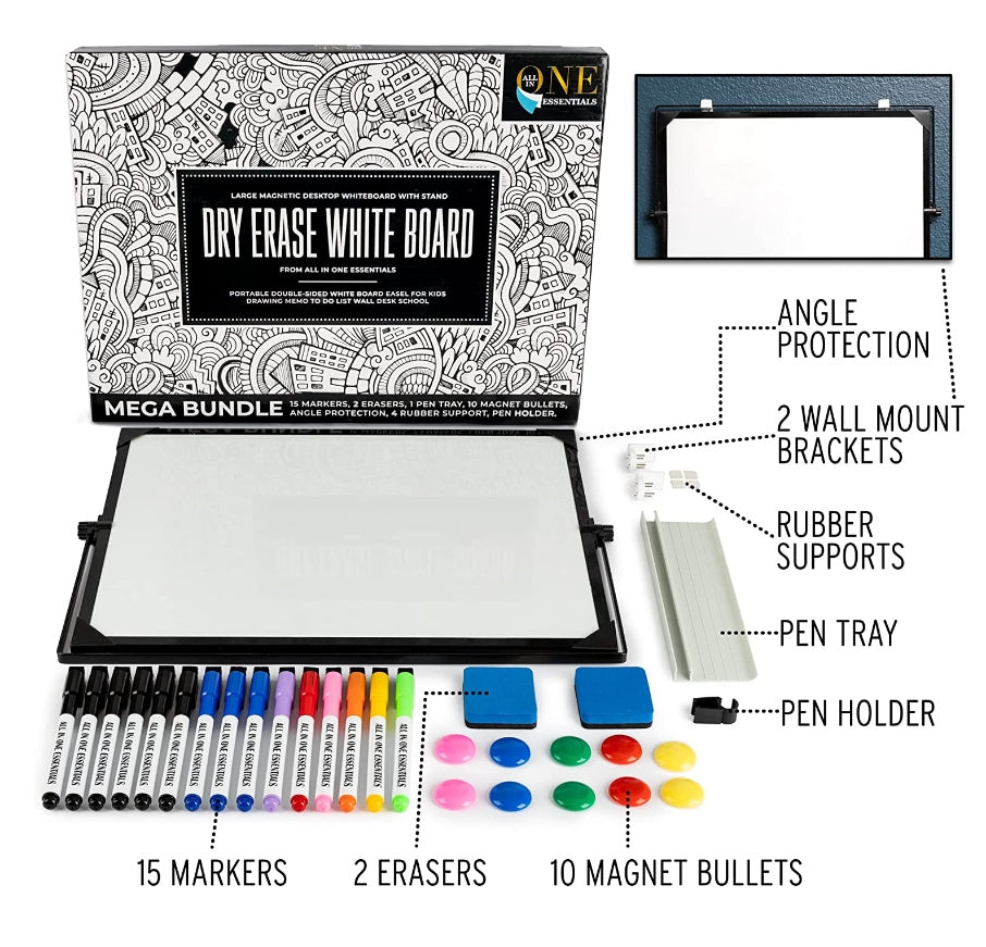 12×16 Magnetic White Board (MEGA Bundle)