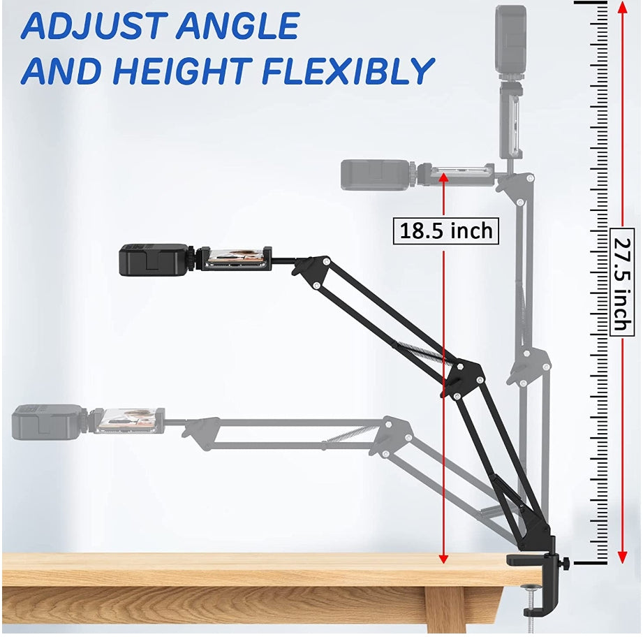Articulating Arm Phone Mount w/ LED