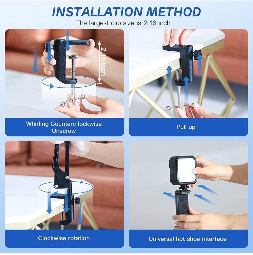 Articulating Arm Phone Mount w/ LED