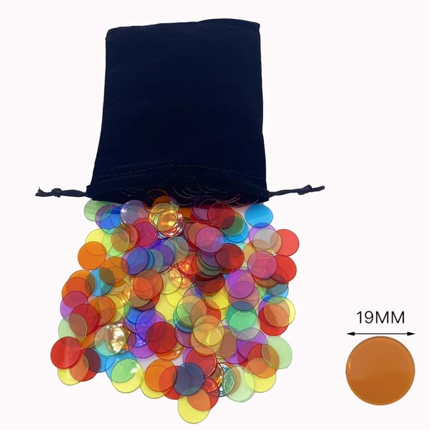 Bingo Card/Sheet Counter Pieces (3/4" 100ct)