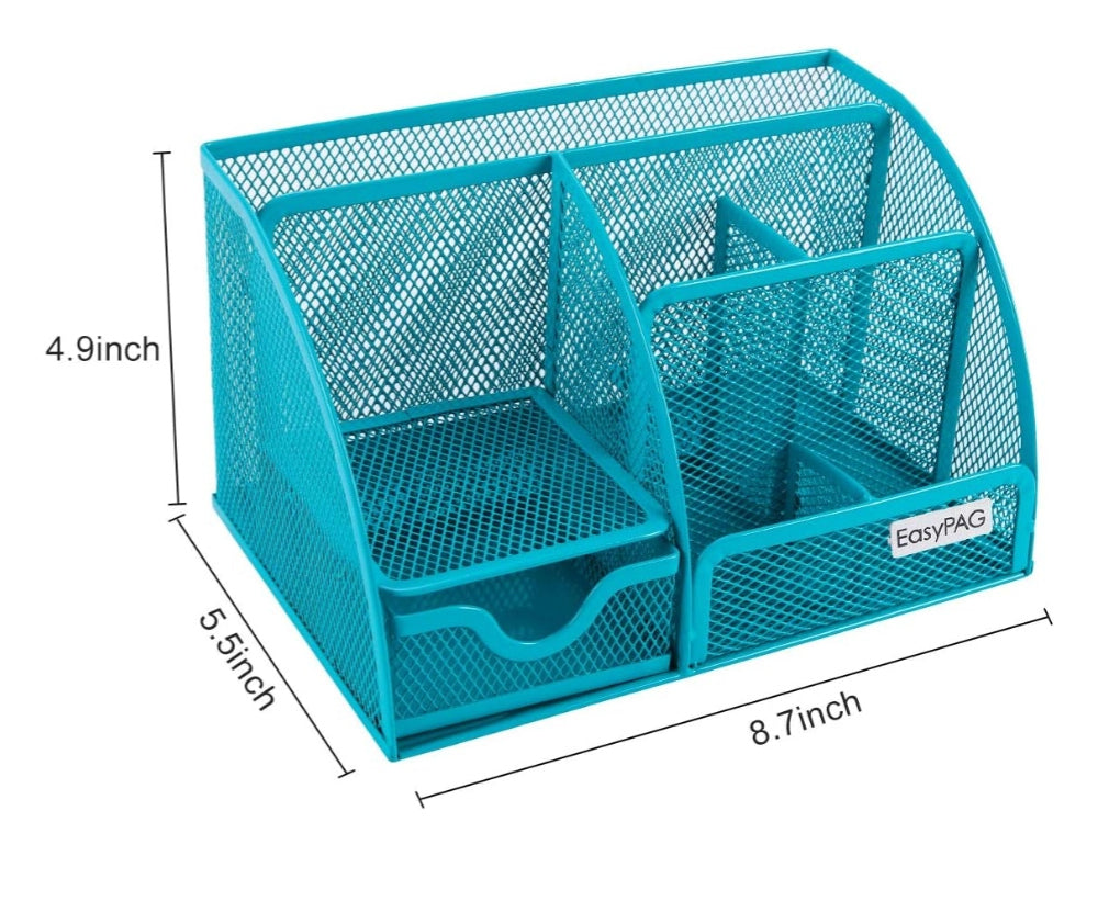 Marker & Stationary Caddy (Blue)