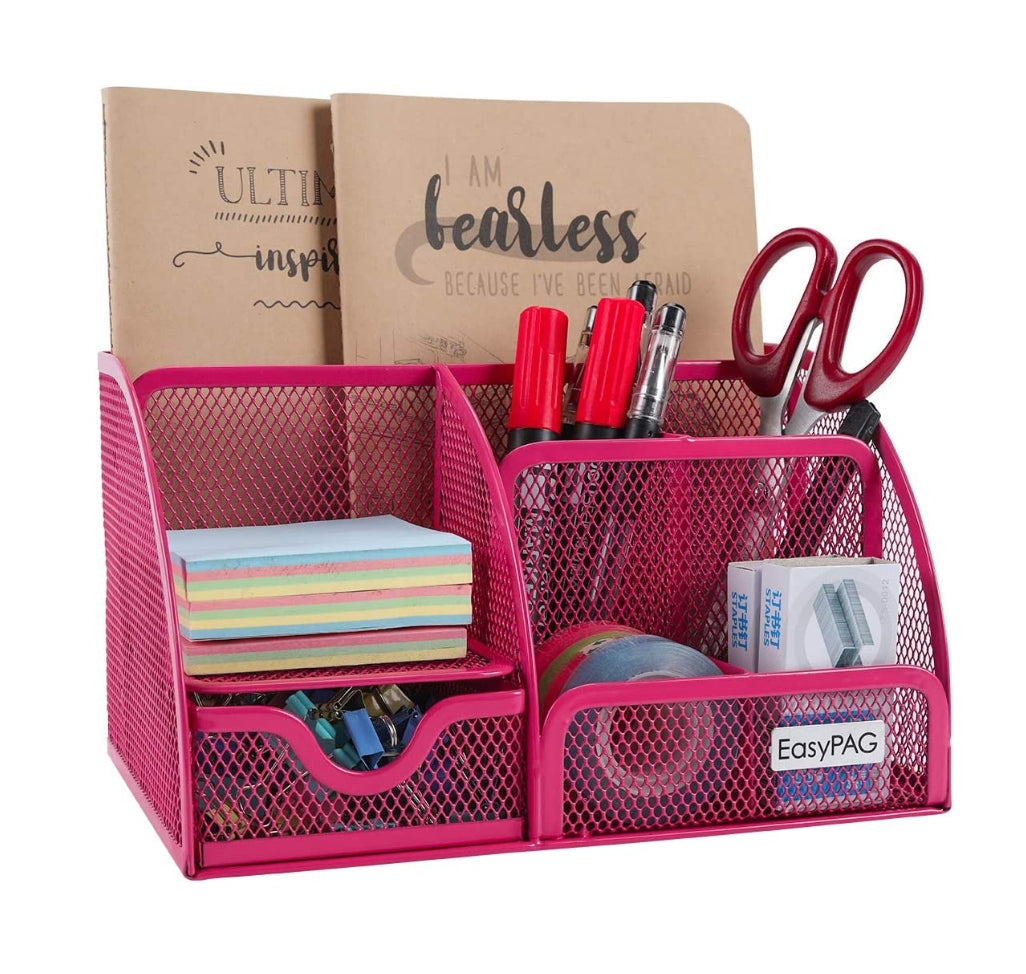 Marker &Stationary Caddy (Pink)
