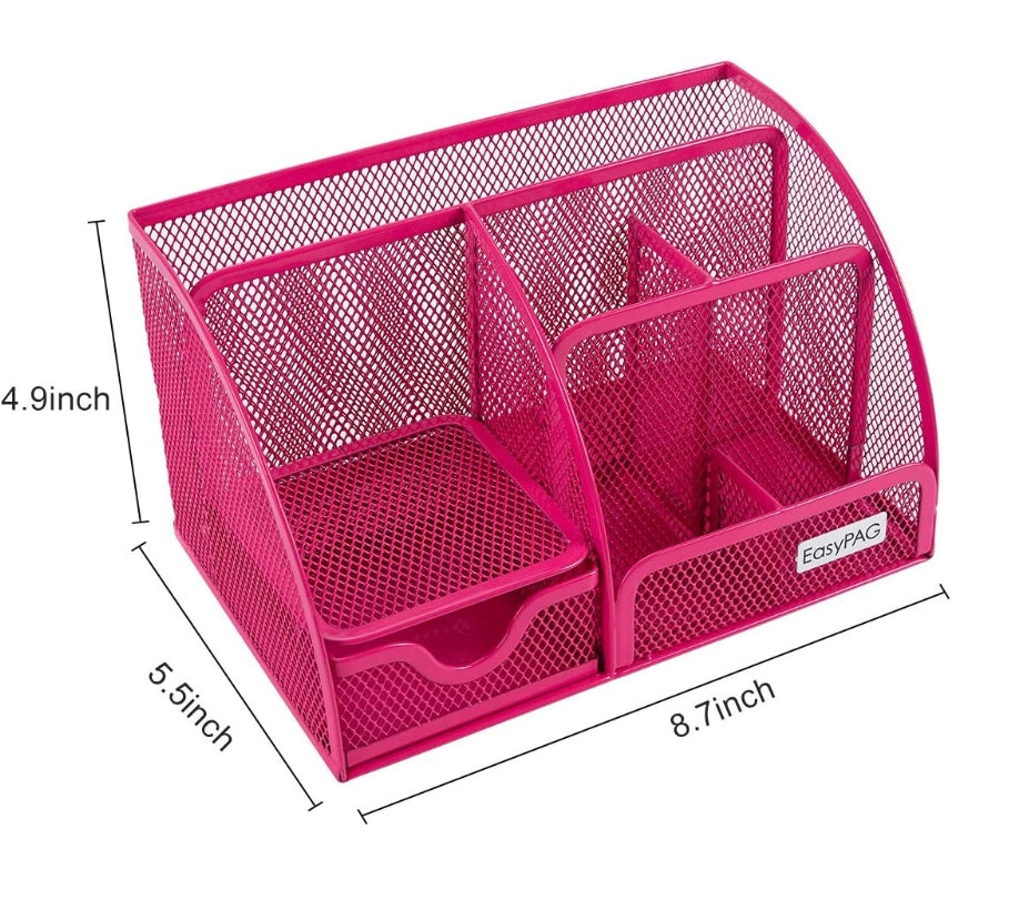 Marker &Stationary Caddy (Pink)