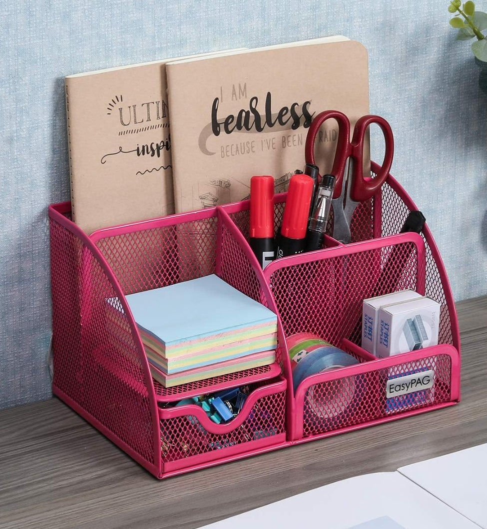 Marker &Stationary Caddy (Pink)