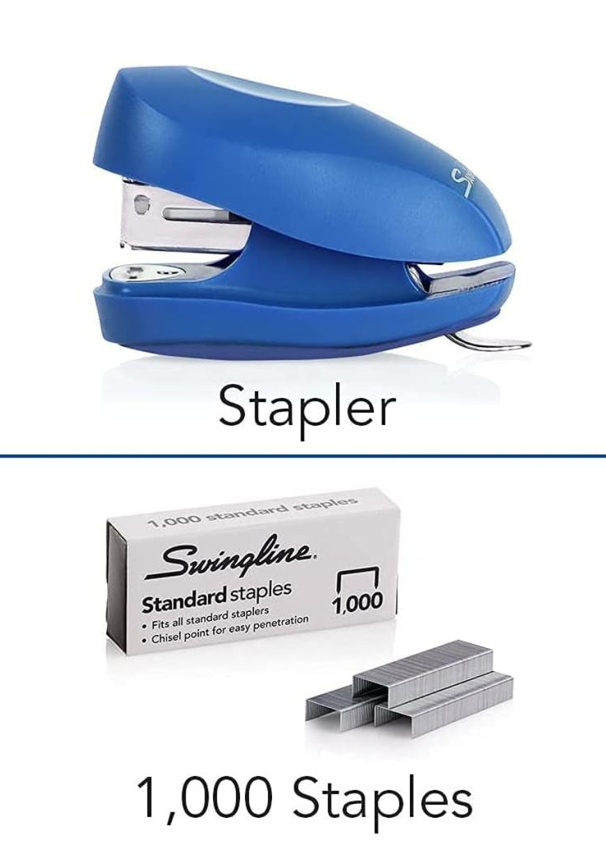 Mini Stapler 3pk! w/ Staples (3pc/Asst. Colors)