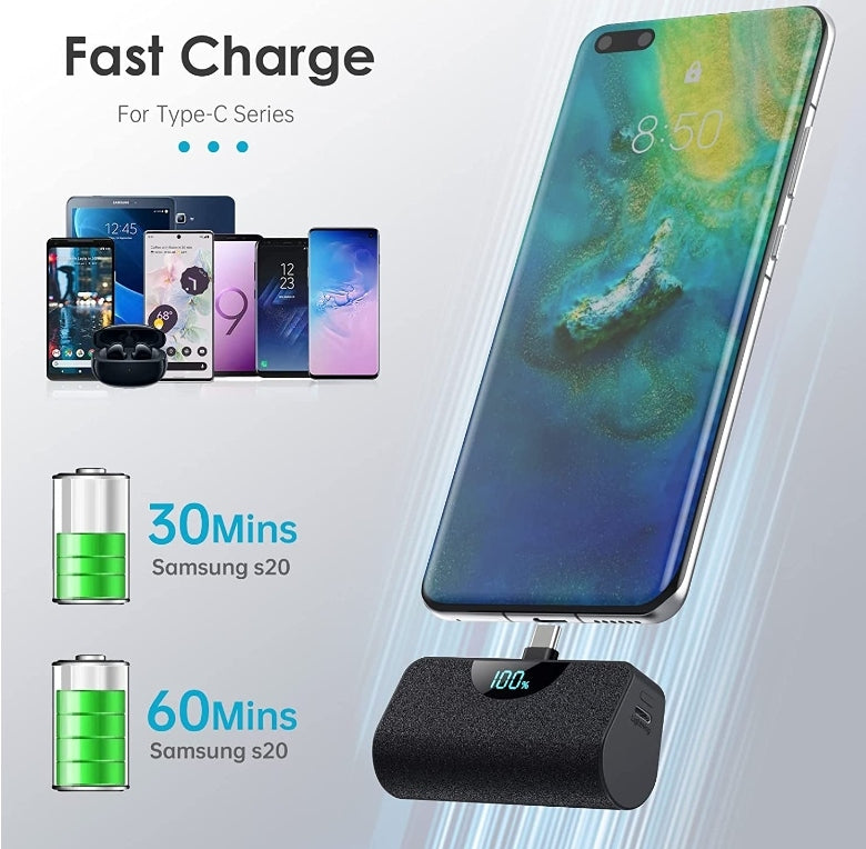Portable Charger 2pc Twin Pack (Type C)