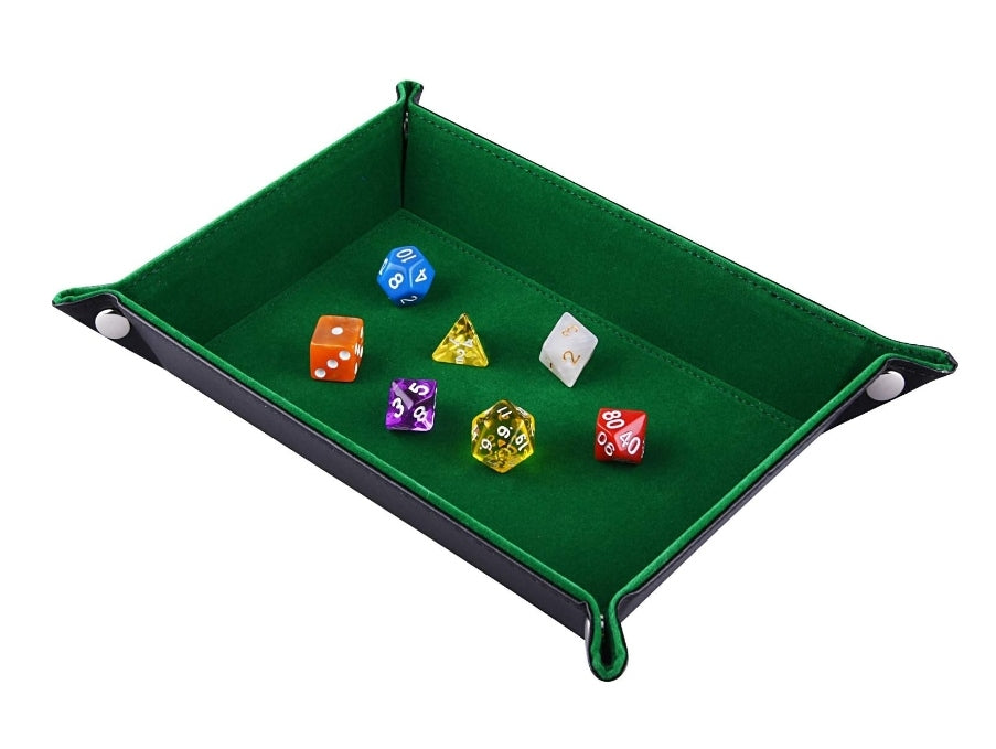 Dice Rolling Tray (Rect./Green)