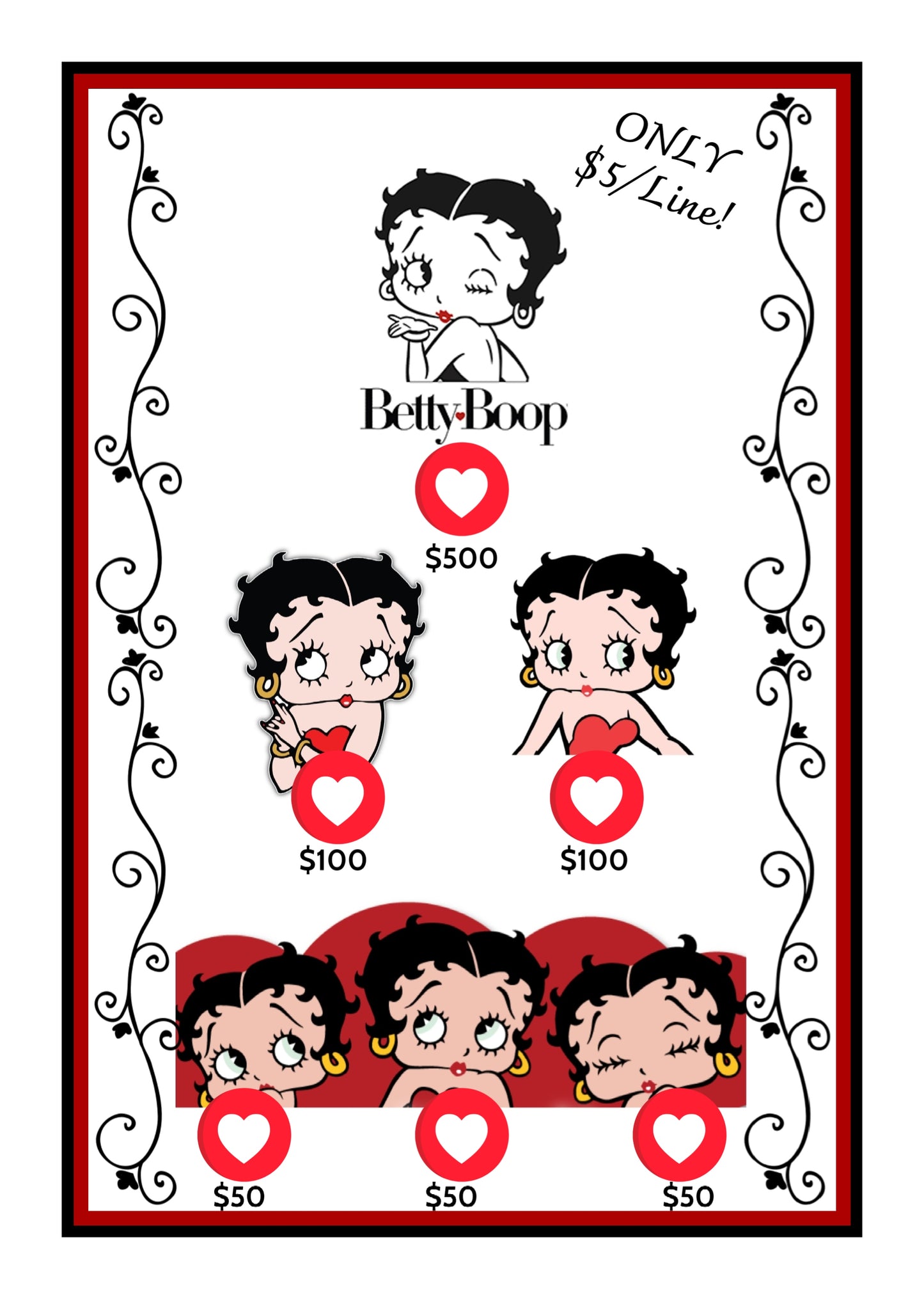 'Queen B.' š $5/Line ā¢ ($500 Profit)