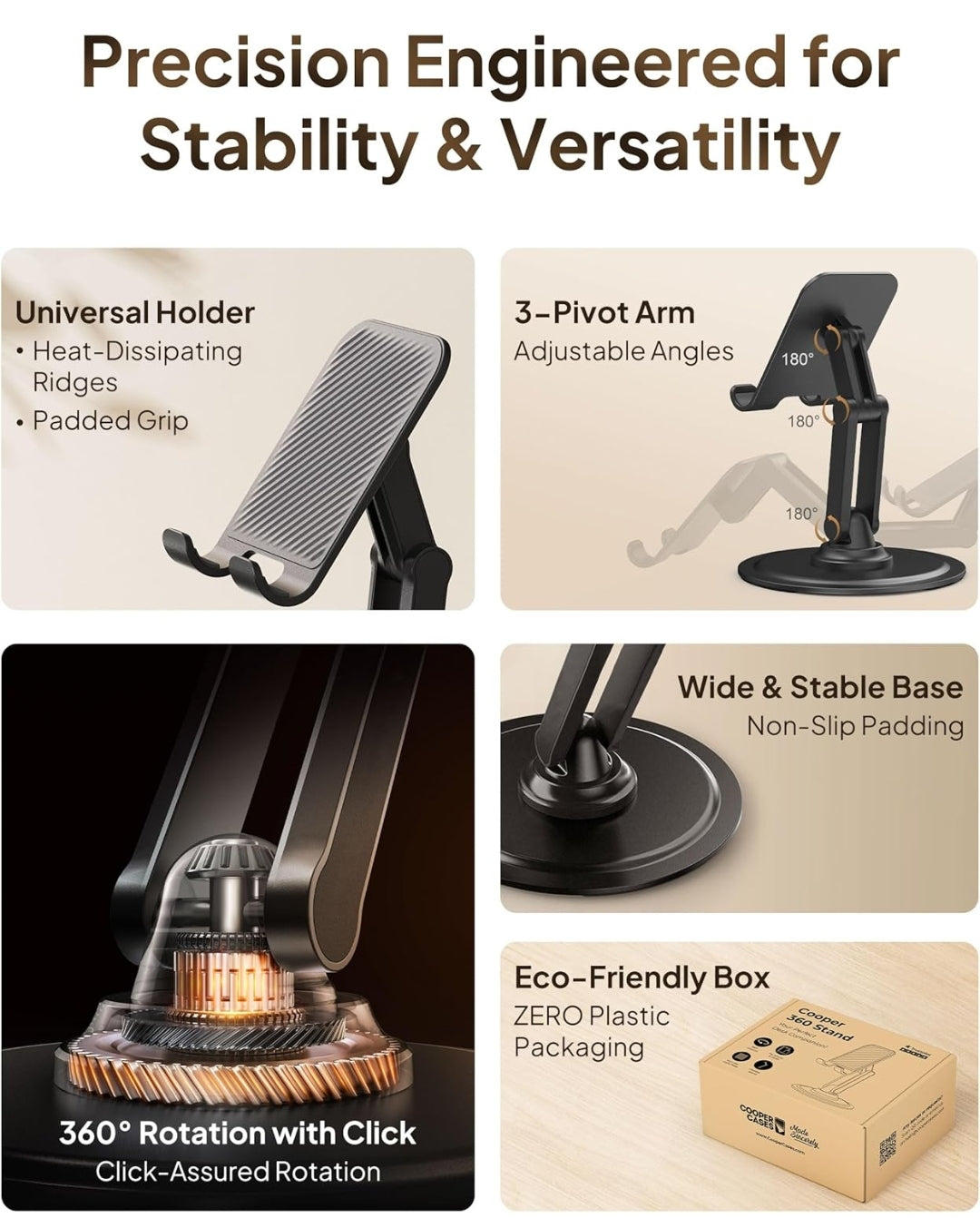 360° Swivel Phone Stand