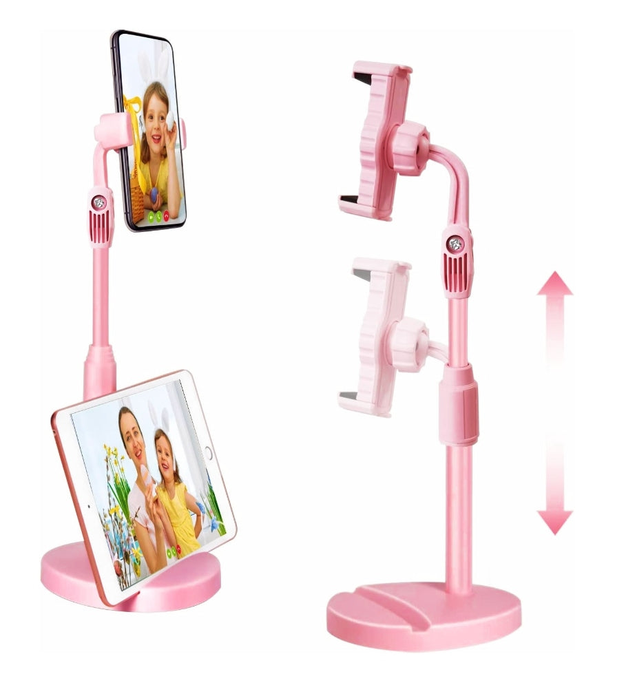 Dual Tablet/Phone Stand (All Devices/PINK)