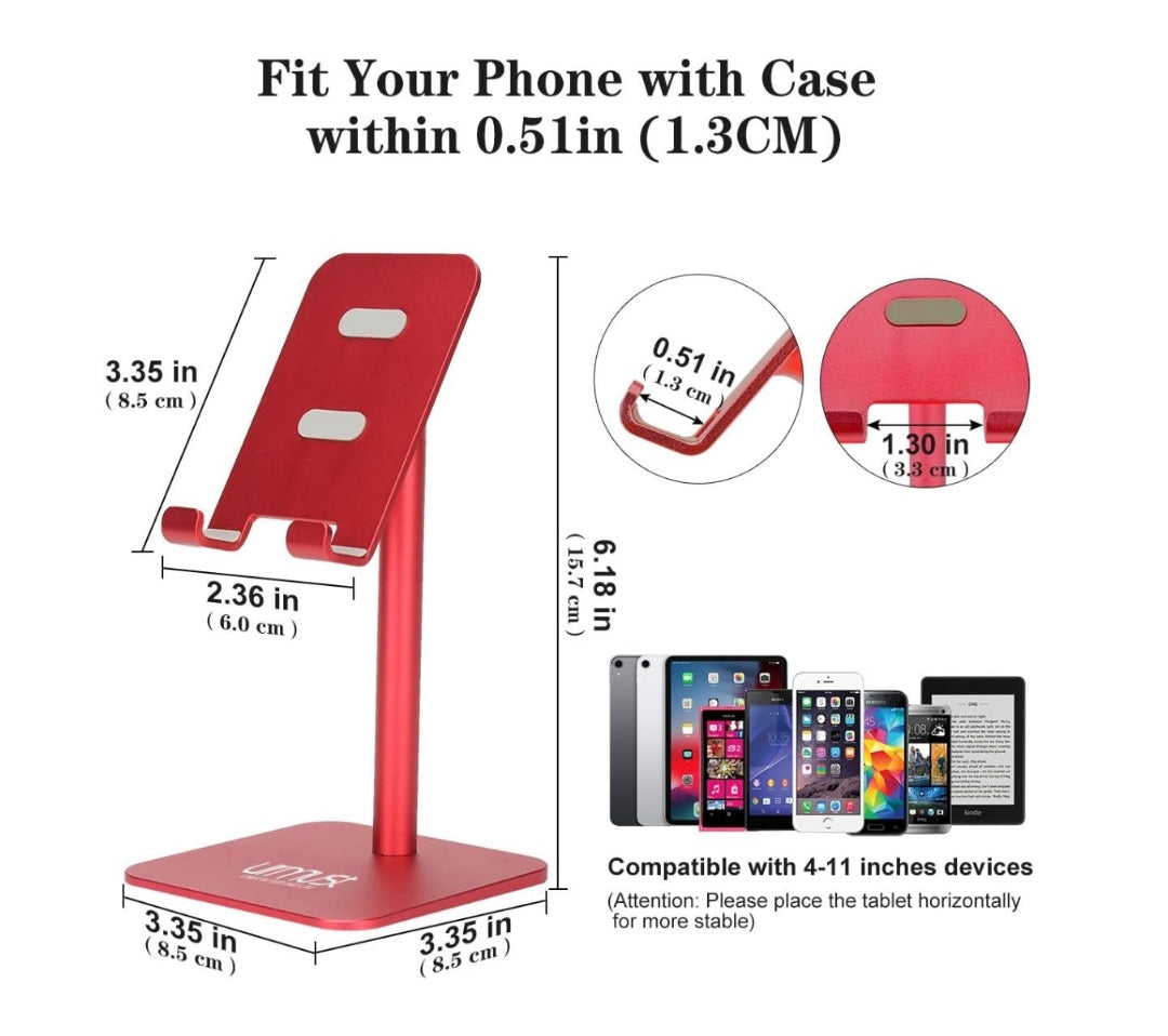 Desktop Phone/Device Stand (Red)