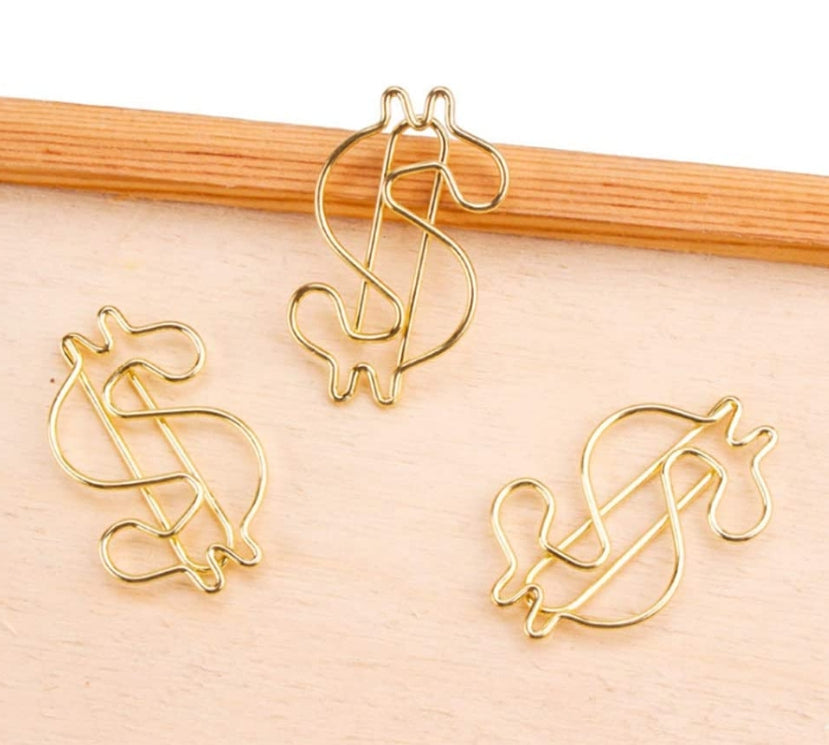 Cash Symbol '💲' Paper Clips
