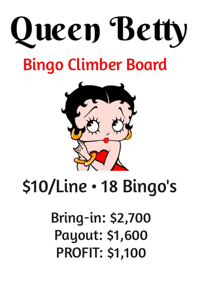 'Queen 👑 Betty' Climber Board Set, $1,100 Profit