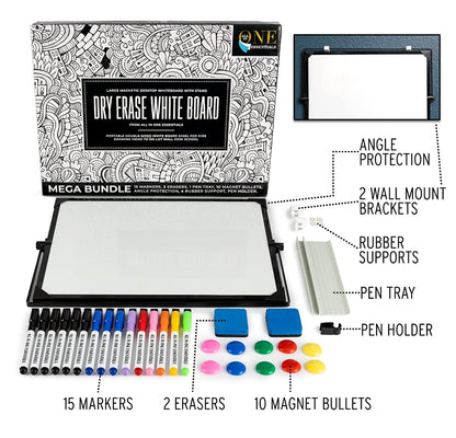 12×16 Magnetic White Board (MEGA Bundle)