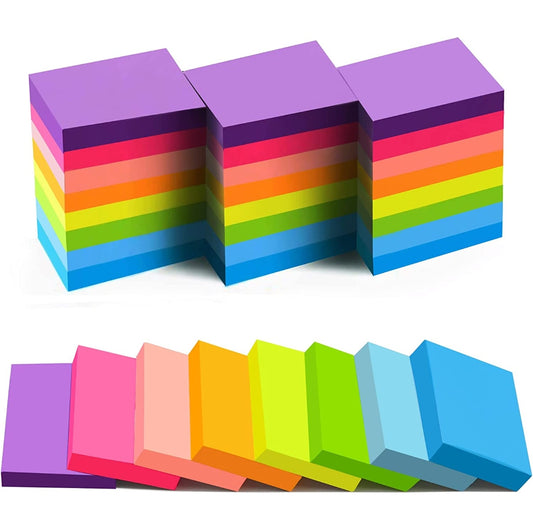 Sticky-Notes 5pk NEON (2")