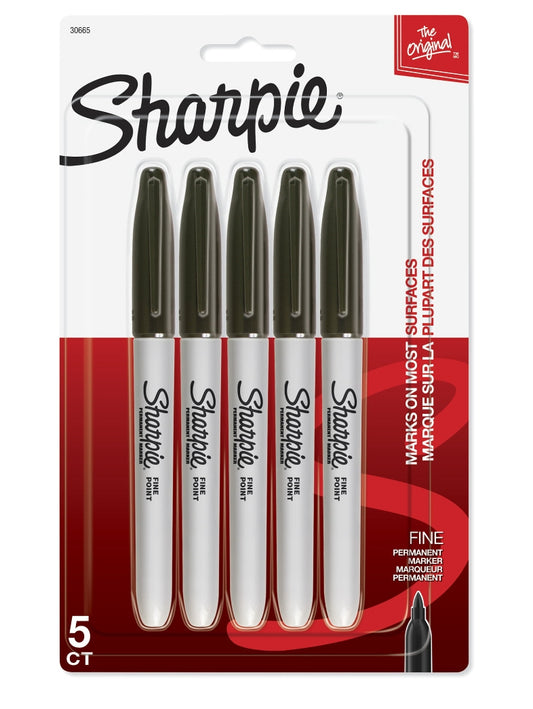 Sharpie Quint-Pack  Perm. Marker (5ct)