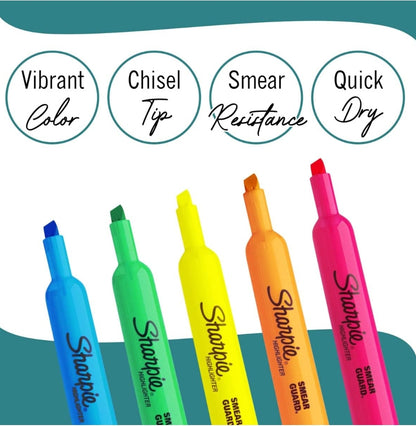 Sharpie 5pk Highlighter Set