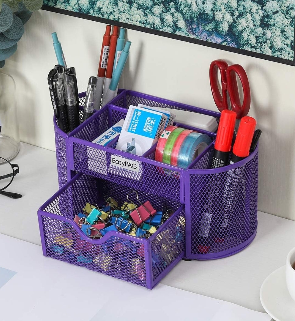 Marker &Stationary Caddy (Purple)