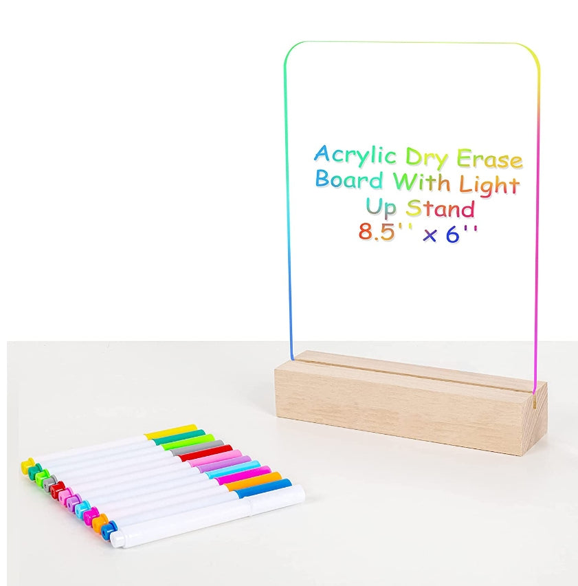 Dry-Erase Light-Board + Marker Set