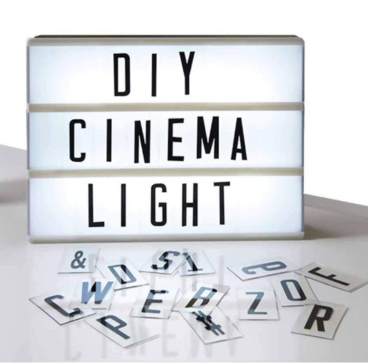 Cimena LED Light Box w/ Letters