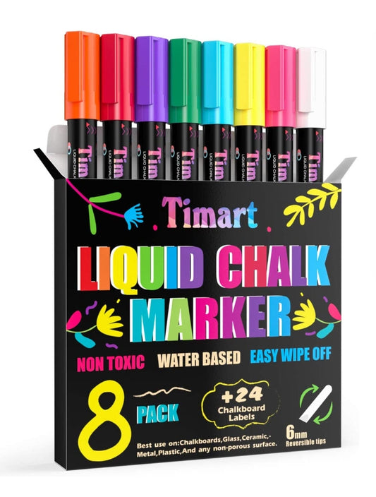 Chalk Markers (white board/black board) 8ct