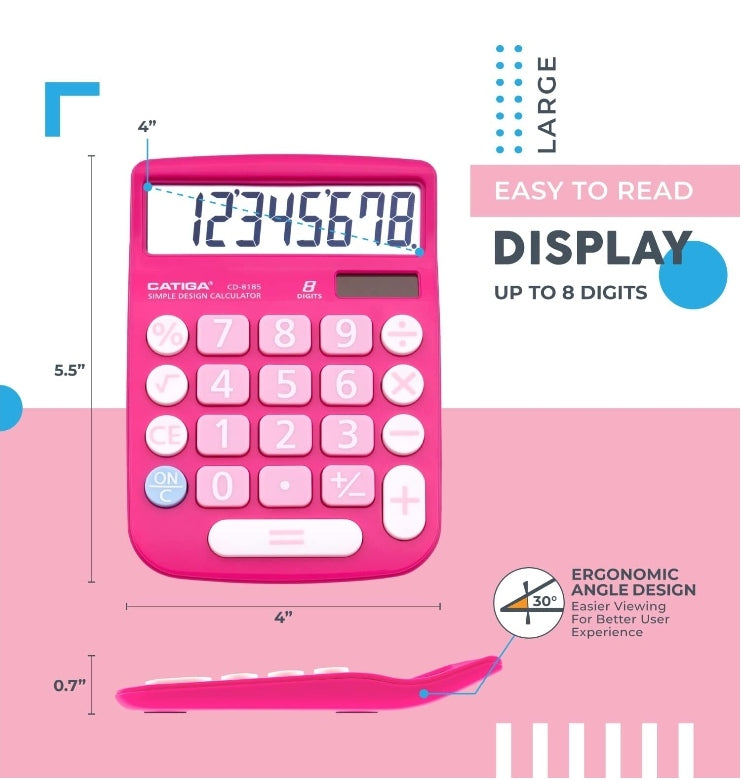 Basic Calculator (Pink)