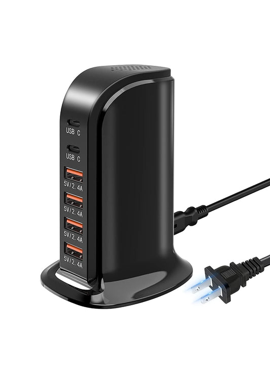 Tabletop Charging Station 6-Port (1pc)