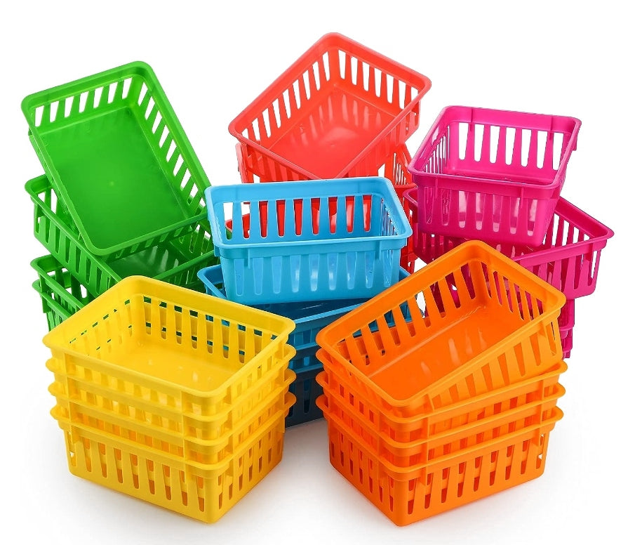 2pc Basket Set, for Tab Crap! (Asst. Neon Colors)