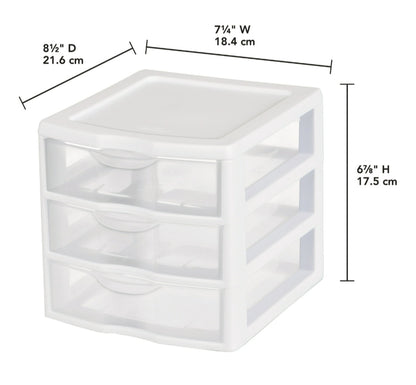 Desktop Storage 3-Drawer Unit