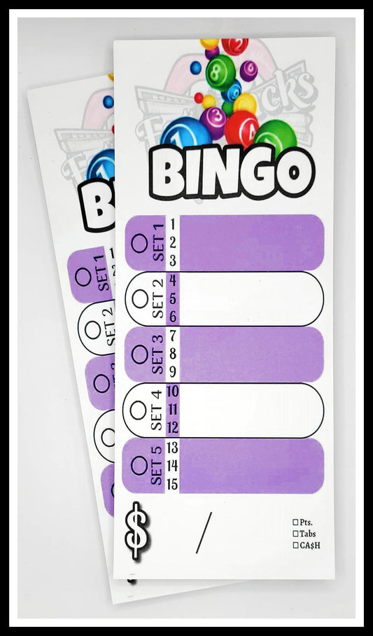 'SETS' Bingo Notepad