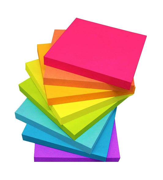 Sticky-Notes (Pack of 5) 3×3" Neon