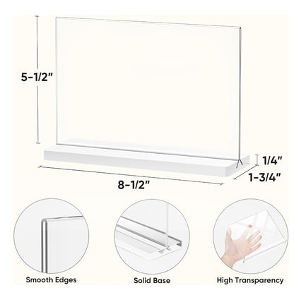 Acrylic Seal Game & Sign HOLDER (1pc/8.5"×5.5")