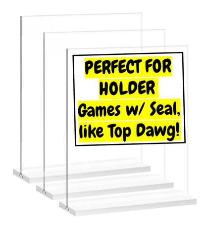 Acrylic Seal Game/Sign Holder (1pc/8.5"×11")