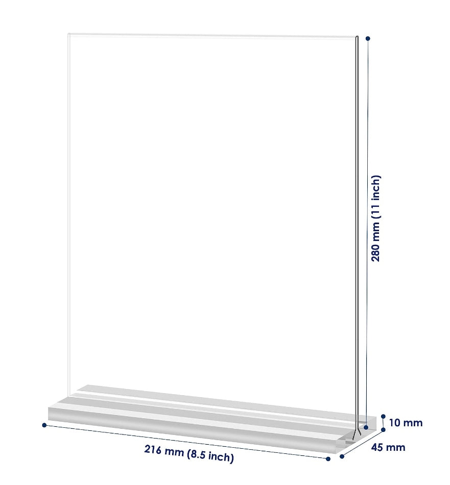 Acrylic Seal Game/Sign Holder (1pc/8.5"×11")