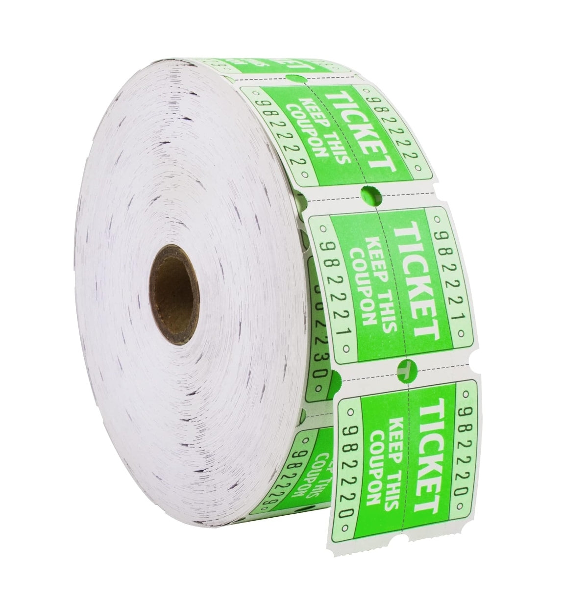 Raffle Ticket Roll 🎟 2000ct. (GREEN) – Fatstacks Pull Tabs