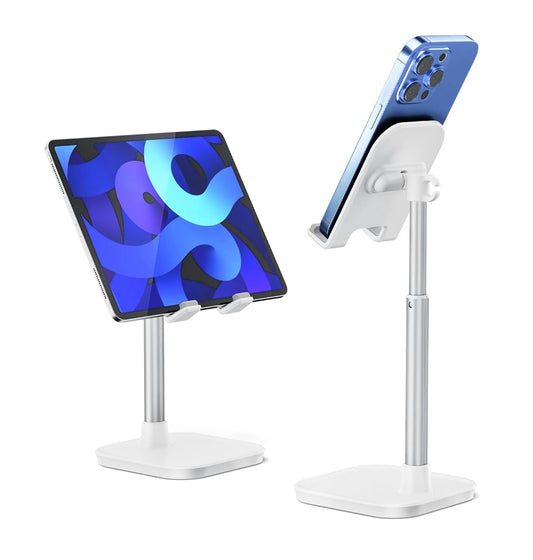 Adjustable Device Stand (Fits All, White)