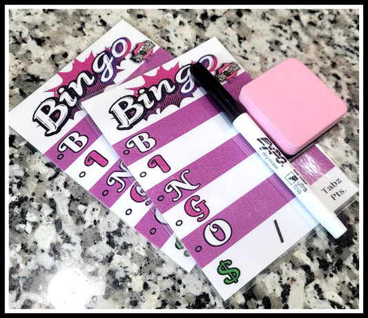 Letter Bingo • REUSABLE'S ♻️ 2pc Set (w/ Marker & Eraser) (B-I-N-G-O)