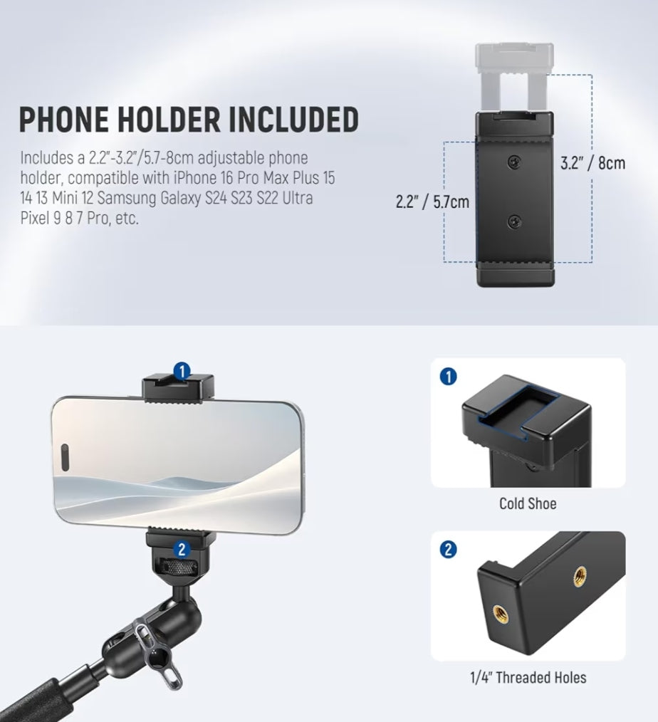 Overhead Hosting Magic Arm Desk Clamp/Holder