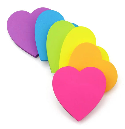 Heart Post-it Set of 6