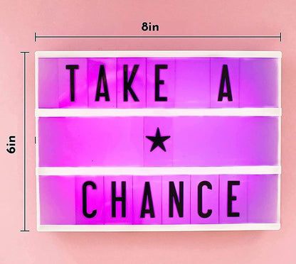 Cinema Light Box w/ Letters (Color Changing)